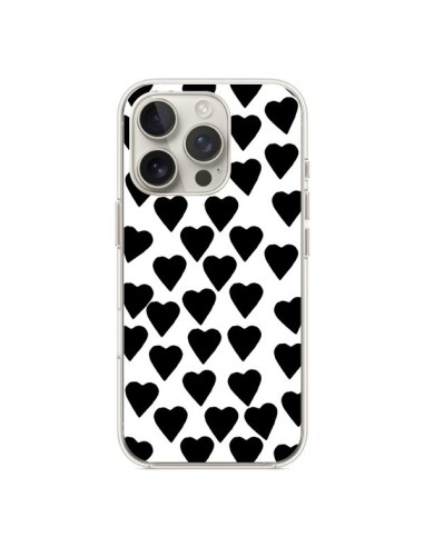 Coque iPhone 16 Pro Coeur Noir - Project M