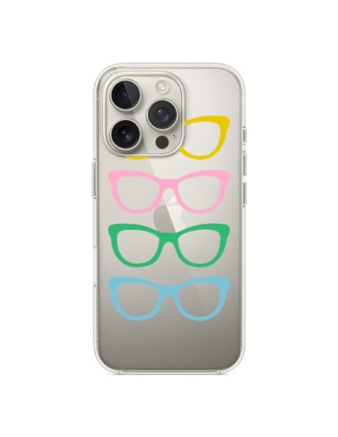 Coque iPhone 16 Pro Sunglasses Lunettes Soleil Couleur Transparente - Project M