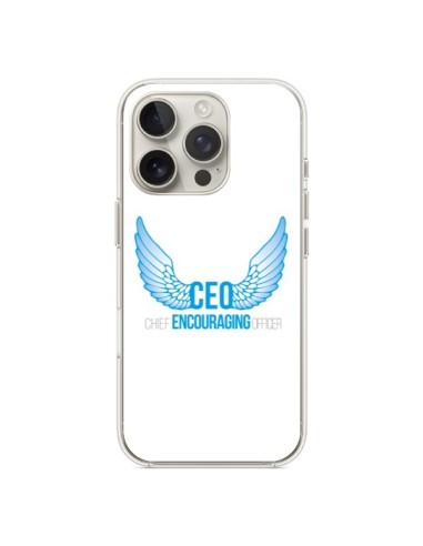 Coque iPhone 16 Pro CEO Chief Encouraging Officer Bleu - Shop Gasoline