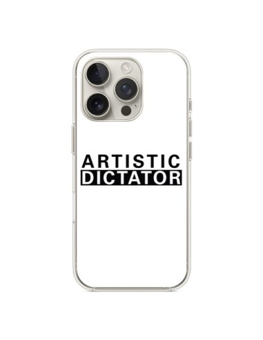 Coque iPhone 16 Pro Artistic Dictator Black - Shop Gasoline