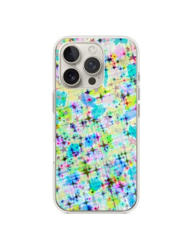 Coque iPhone 16 Pro Stars Etoiles Bleues - Ebi Emporium