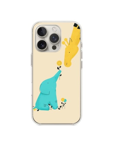 Coque iPhone 16 Pro Elephant Bebe Girafe - Jay Fleck