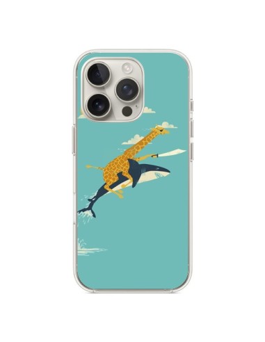 Coque iPhone 16 Pro Girafe Epee Requin Volant - Jay Fleck