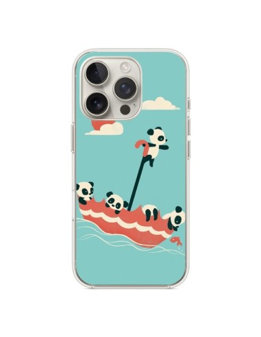 Coque iPhone 16 Pro Parapluie Flottant Panda - Jay Fleck