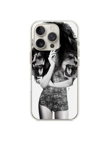 Coque iPhone 16 Pro Femme Lion - Jenny Liz Rome