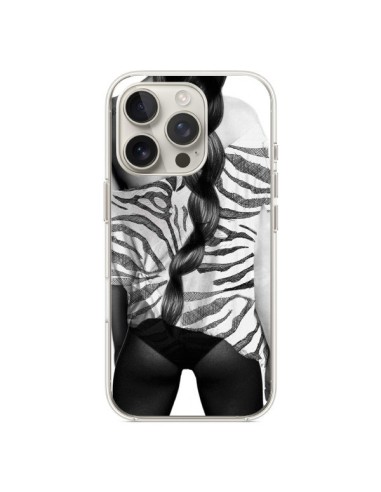 Coque iPhone 16 Pro Femme Zebre - Jenny Liz Rome