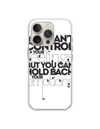 Coque iPhone 16 Pro Feelings Sentiments Emotions - Javier Martinez