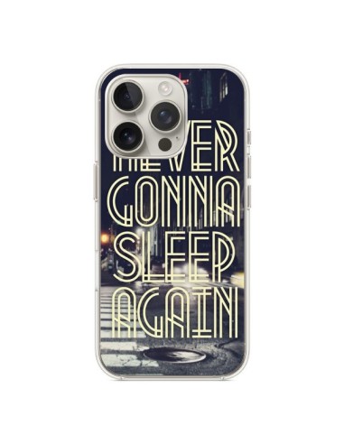 Coque iPhone 16 Pro Never Gonna Sleep New York City - Javier Martinez