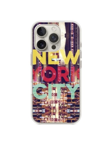 Coque iPhone 16 Pro New York City Buildings - Javier Martinez