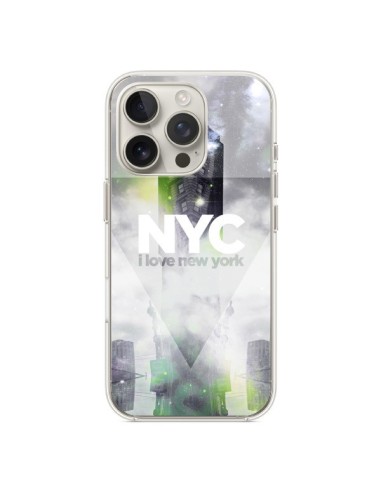 Cover iPhone 16 Pro I Love New York City Grigio Verde - Javier Martinez