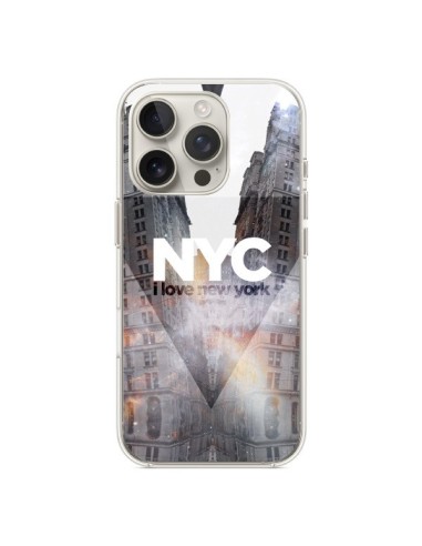 Cover iPhone 16 Pro I Love New York City Arancione - Javier Martinez