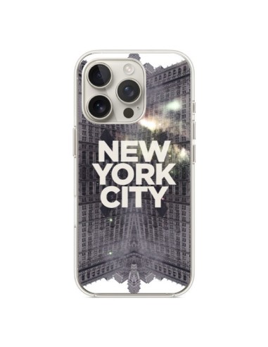 Coque iPhone 16 Pro New York City Gris - Javier Martinez