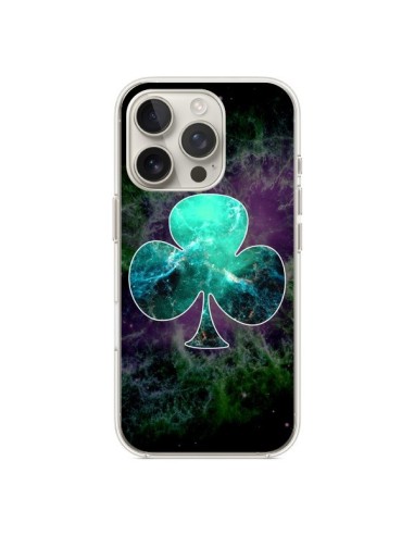 iPhone 16 Pro Case Nebula Club Trèfle Galaxie - Jonathan Perez