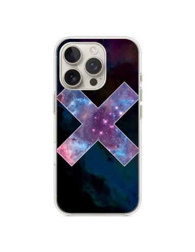 Coque iPhone 16 Pro Nebula Cross Croix Galaxie - Jonathan Perez