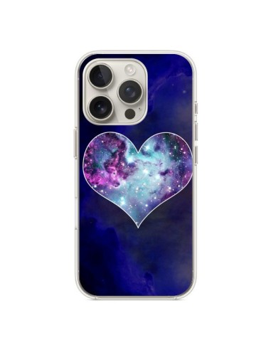 Coque iPhone 16 Pro Nebula Heart Coeur Galaxie - Jonathan Perez