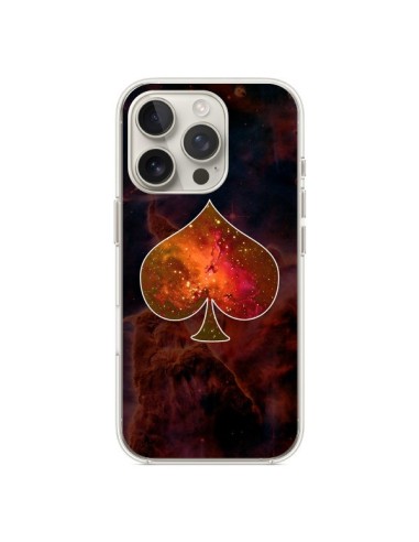 Coque iPhone 16 Pro Nebula Spade Pique Galaxie - Jonathan Perez