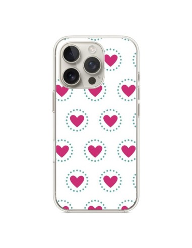 Coque iPhone 16 Pro Coeur Cercle - Jonathan Perez