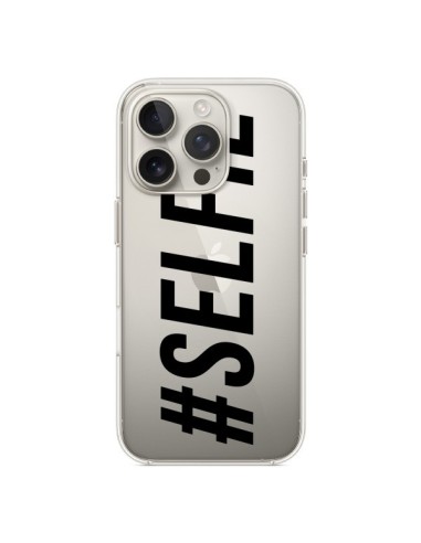 Coque iPhone 16 Pro Hashtag Selfie Transparente - Jonathan Perez