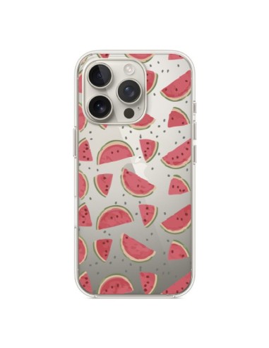 Coque iPhone 16 Pro Pasteques Watermelon Fruit Transparente - Dricia Do