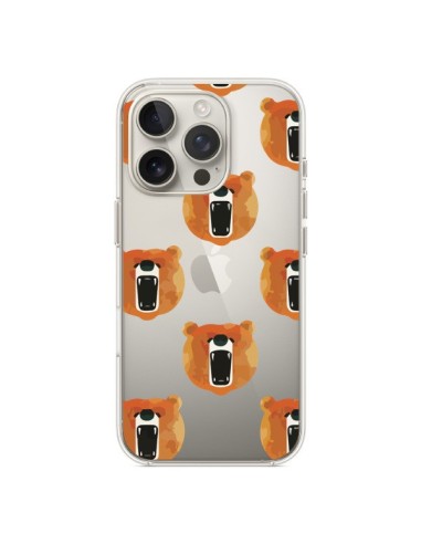 Cover iPhone 16 Pro Orso Trasparente - Dricia Do