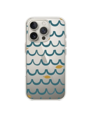 Cover iPhone 16 Pro Pesce Acqua Trasparente - Dricia Do