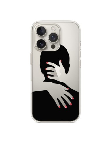 Coque iPhone 16 Pro Calin Hug Mignon Amour Love Cute Transparente - Dricia Do