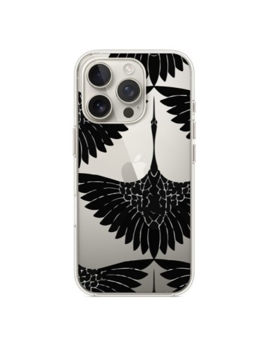 Cover iPhone 16 Pro Pavone Trasparente - Dricia Do