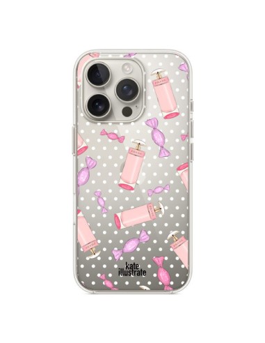 Coque iPhone 16 Pro Candy Bonbons Transparente - kateillustrate