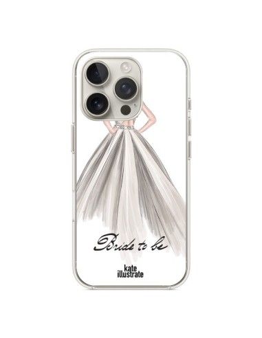 Coque iPhone 16 Pro Bride To Be Mariée Mariage - kateillustrate