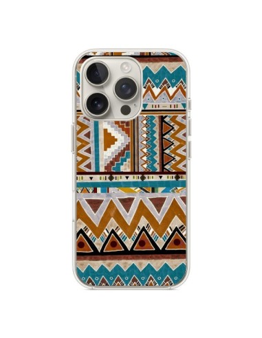 Cover iPhone 16 Pro Azteco Verde Marrone - Kris Tate