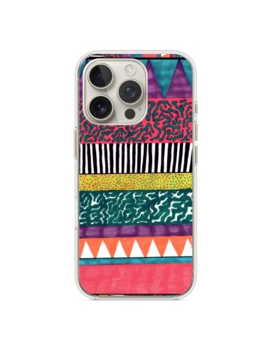 Coque iPhone 16 Pro Azteque Dessin - Kris Tate