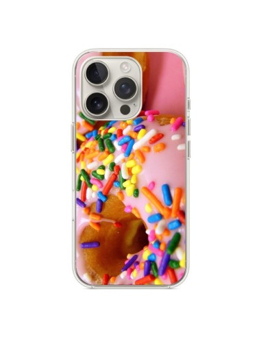 Coque iPhone 16 Pro Donuts Rose Candy Bonbon - Laetitia