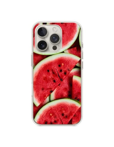 Coque iPhone 16 Pro Pastèque Watermelon Fruit - Laetitia