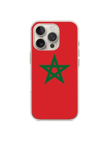 Coque iPhone 16 Pro Drapeau Maroc Marocain - Laetitia