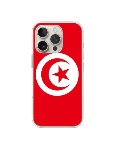 Coque iPhone 16 Pro Drapeau Tunisie Tunisien - Laetitia