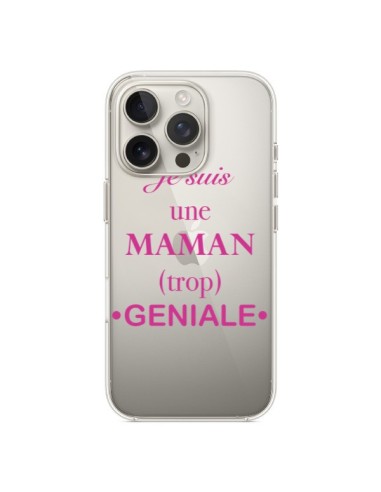 iPhone 16 Pro Case I'm a Mom  geniale Clear - Laetitia