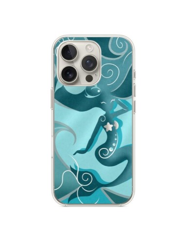 Coque iPhone 16 Pro La Petite Sirene Blue Mermaid - LouJah