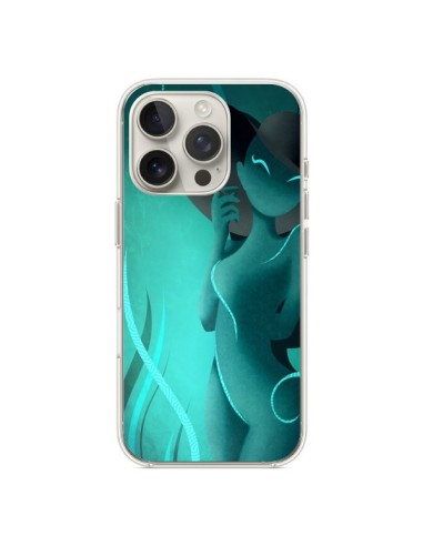 Coque iPhone 16 Pro Femme Enora Blue Smoke - LouJah