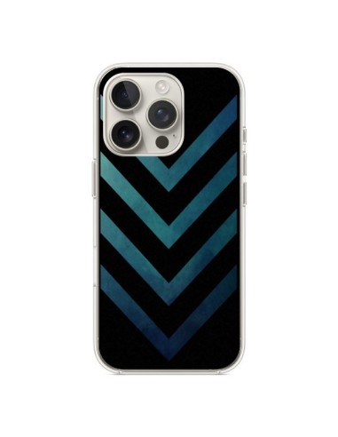 Coque iPhone 16 Pro Blue Black Arrow Fleche - LouJah