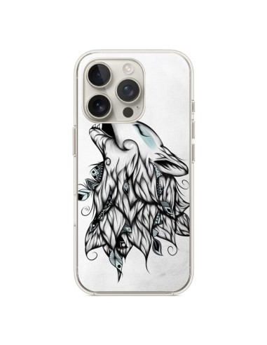 Coque iPhone 16 Pro The Wolf Loup Noir - LouJah