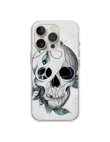 Coque iPhone 16 Pro Skull Boho Tête de Mort - LouJah