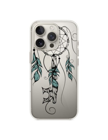 Coque iPhone 16 Pro Attrape Rêves Clefs Transparente - LouJah