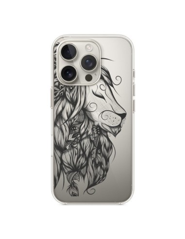 Coque iPhone 16 Pro Lion Poétique Transparente - LouJah