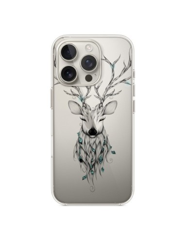 Coque iPhone 16 Pro Cerf Poétique Transparente - LouJah