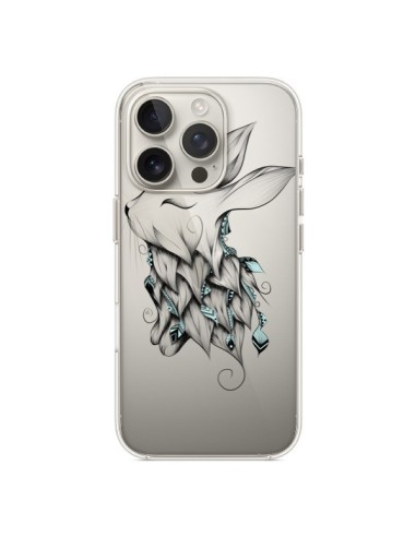 Coque iPhone 16 Pro Lapin Transparente - LouJah