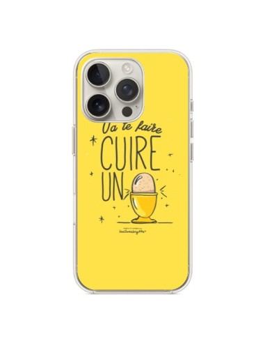 Coque iPhone 16 Pro Va te faire cuir un oeuf jaune - Leellouebrigitte