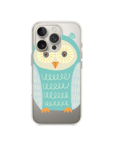 Coque iPhone 16 Pro Hibou Owl Transparente - Petit Griffin