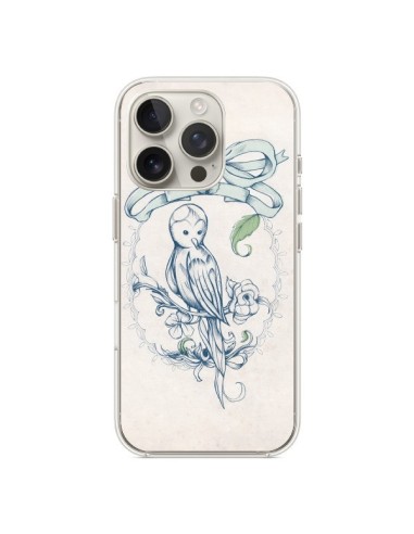 Coque iPhone 16 Pro Bird Oiseau Mignon Vintage - Lassana