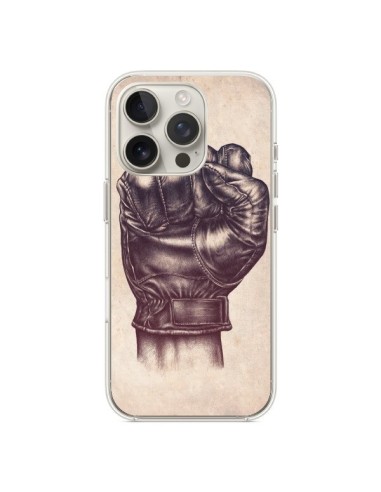 Coque iPhone 16 Pro Fight Poing Cuir - Lassana