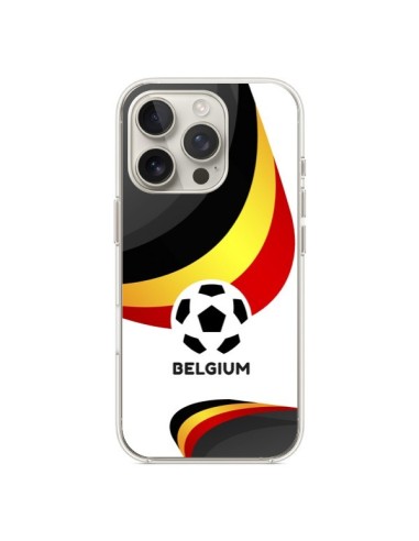 Cover iPhone 16 Pro Squadra Belgio Football - Madotta